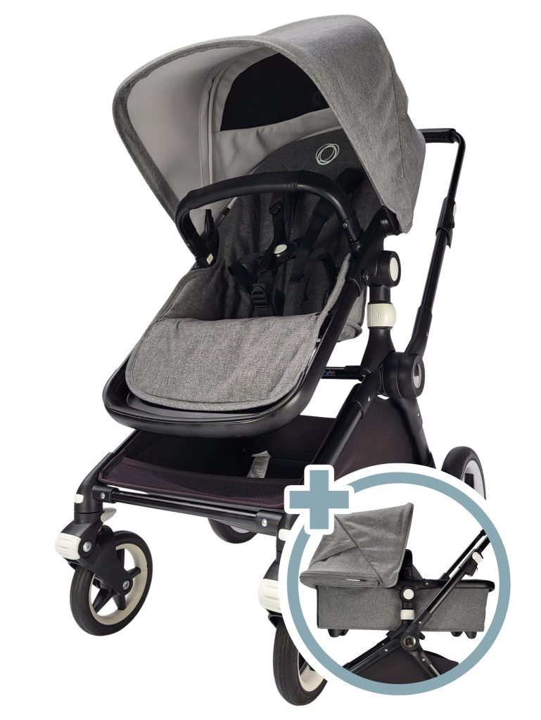 Full-size stroller and bassinet